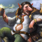 Trollus Bibendus, de drinkende trol, bier